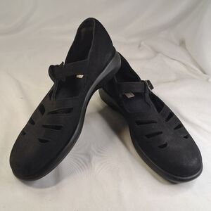 𝅺munro Black Nubuck Mohave Shoes Women's Size 8